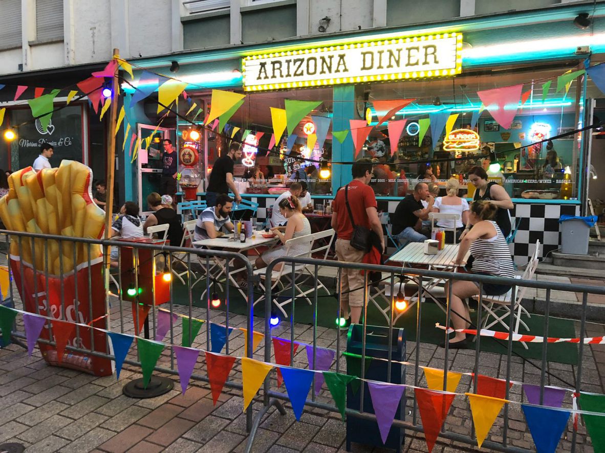 La terrasse en été